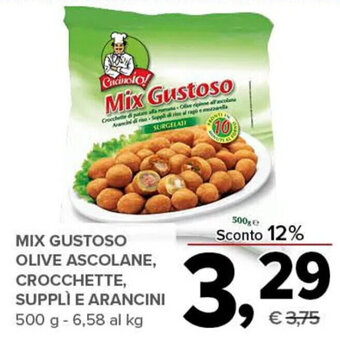 Todis Mix Gustoso Olive Ascolane, Crocchette, Supplì e Arancini 500 g offerta