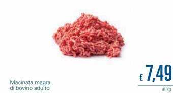 Unes Macinata Magra di Bovino Adulto offerta