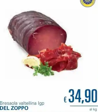 Unes Del Zoppo Bresaola Valtellina IGP offerta