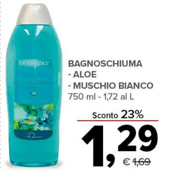 Todis Bagnoschiuma Aloe/ Muschio Bianco 750 ml offerta