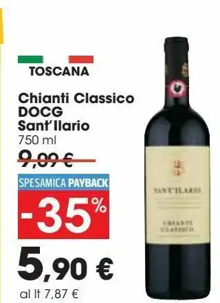 Carrefour Iper Chianti classico docg sant'ilario offerta