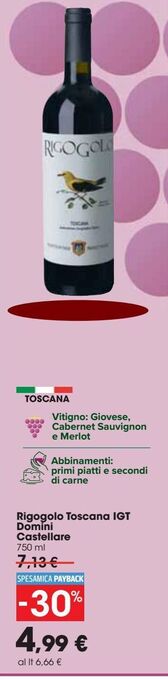 Rigogolo toscana igt domini castellare