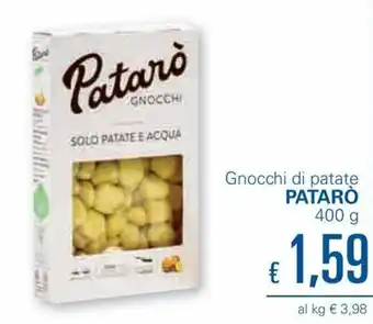 Unes Patarò Gnocchi di Patate 400 g offerta