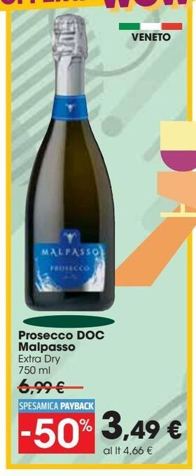 Carrefour Iper Prosecco doc malpasso offerta