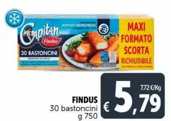 Deco Maxistore Capitan Findus 30 Bastoncini g 750 offerta