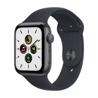 MediaWorld Apple watch se gps 44mm in alluminio grigio siderale - sport mezzanotte (mod 2021) offerta