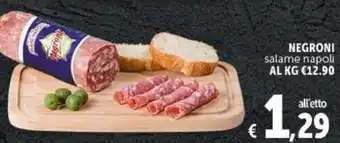 Deco Maxistore Negroni Salame Napoli offerta
