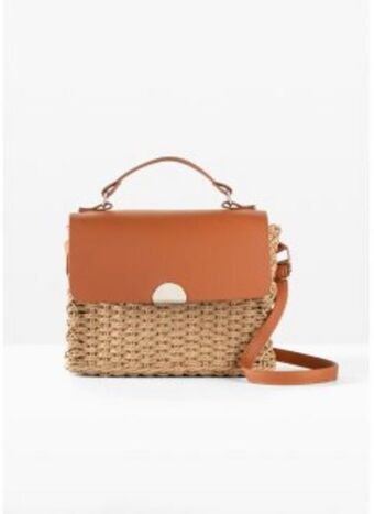 Bonprix Borsa a tracolla in paglia offerta