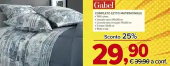 Gabel Completo Letto Matrimoniale
