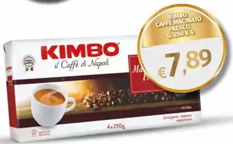 Ok Sigma Kimbo Caffè Macinato Fresco 250 g. x 4 offerta