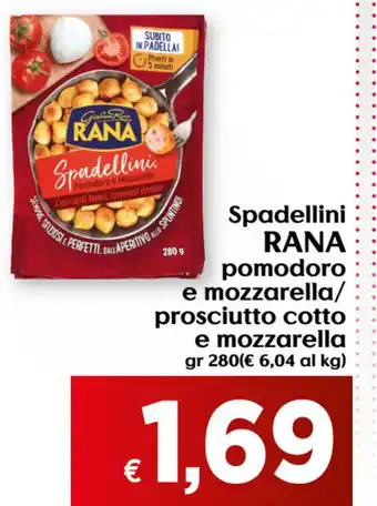 Maxi Supermercati Rana Spadellini pomodoro e mozzarella offerta