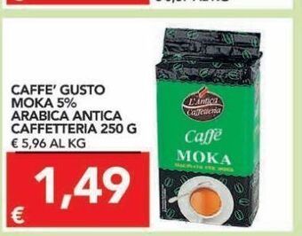 TuoDi Caffè gusto moka 5 % arabica antica caffetteria 250 g offerta
