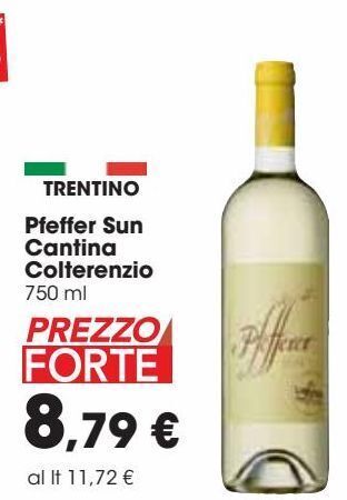 Carrefour Iper Pfeffer sun cantina colterenzio offerta