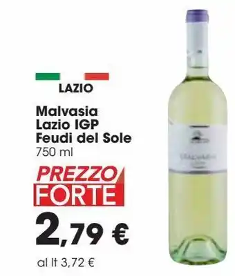 Carrefour Iper Malvasia lazio igp feudi del sole offerta