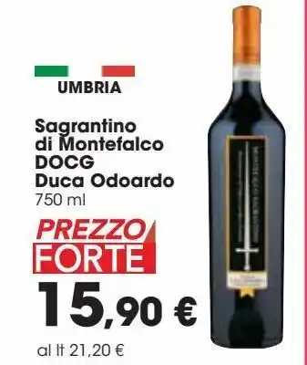 Sagrantino di montefalco docg duca odoardo
