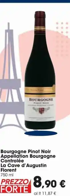 Bourgogne pinot noir appellation bourgogne controlee la cave d'augustin florent