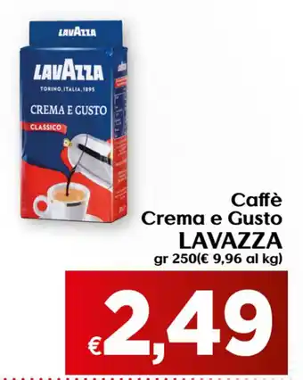 Maxi Supermercati Lavazza Caffè Crema e Gusto 250gr offerta