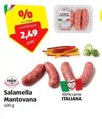 ALDI Salamella mantovana offerta