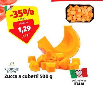 Zucca a cubetti 500 g