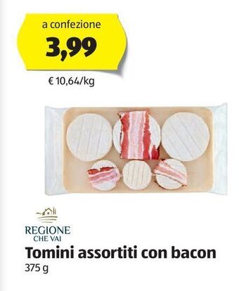 ALDI Tomini assortiti con bacon offerta