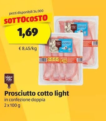 ALDI Prosciutto cotto light offerta