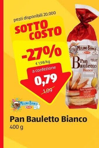 ALDI Pan bauletto bianco offerta