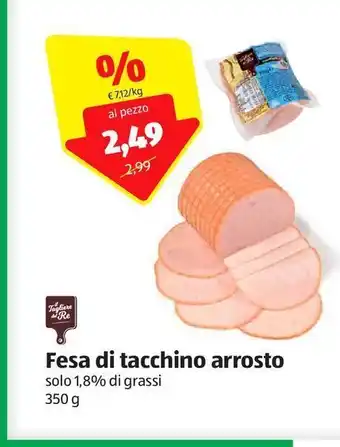 ALDI Fesa di tacchino arrosto offerta