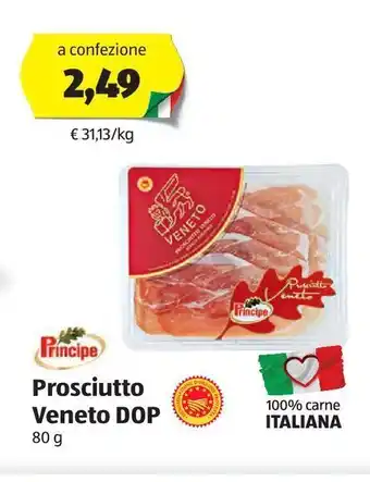 ALDI Prosciutto veneto dop offerta