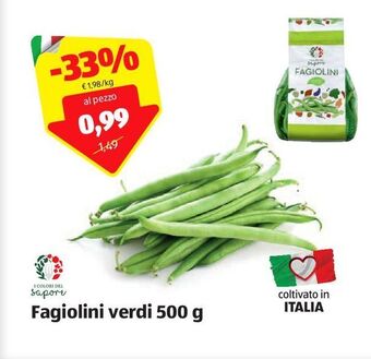 ALDI Fagiolini verdi 500 g offerta