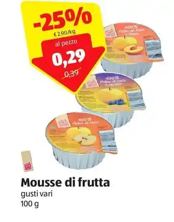 ALDI Mousse di frutta offerta