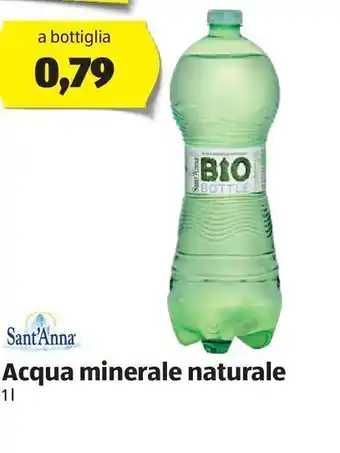 ALDI Acqua minerale naturale offerta