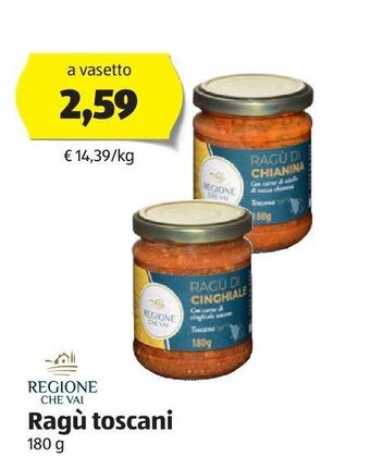ALDI Ragù toscani offerta