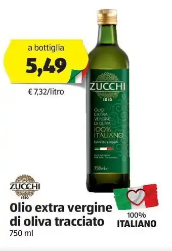 ALDI Olio extra vergine di oliva tracciato offerta