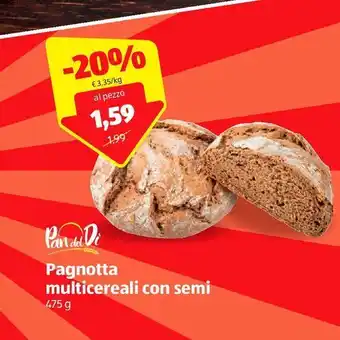 ALDI Pagnotta multicereali con semi offerta