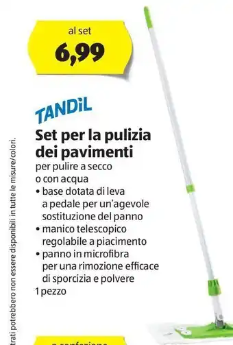 ALDI Set per la pulizia dei pavimenti offerta