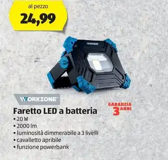 ALDI Faretto led a batteria offerta
