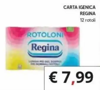 Supermercati Visotto Regina Carta Igienica 12 rotoli offerta