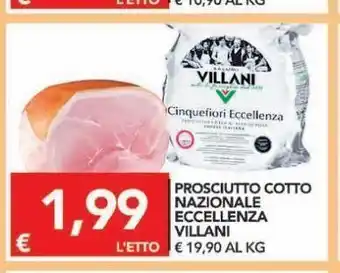 Fresco Market Prosciutto cotto nazionale eccellenza villani offerta