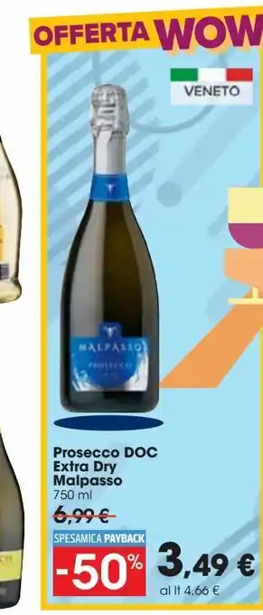 Carrefour Market Prosecco doc extra dry malpasso offerta