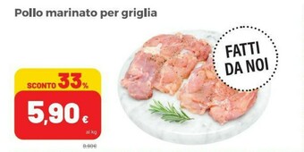 Coop Pollo Marinato Per Griglia offerta