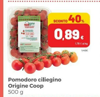 Coop Pomodoro Ciliegino offerta
