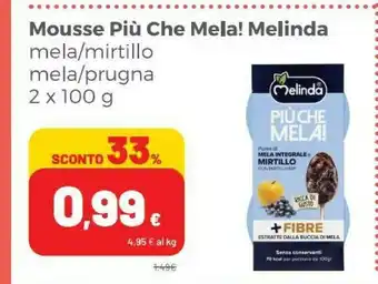 Coop Melinda Mousse Più Che Mela offerta