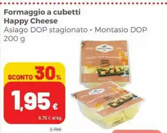 Coop Asiago Formaggio A Cubetti offerta