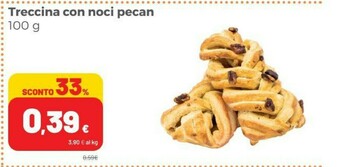 Coop Treccina Con Noci Pecan offerta