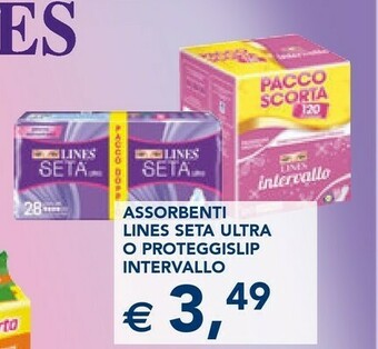 Esselunga Lines Assorbenti lines offerta