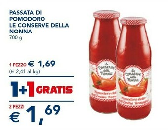 Esselunga Le Conserve della Nonna Passata di pomodoro offerta