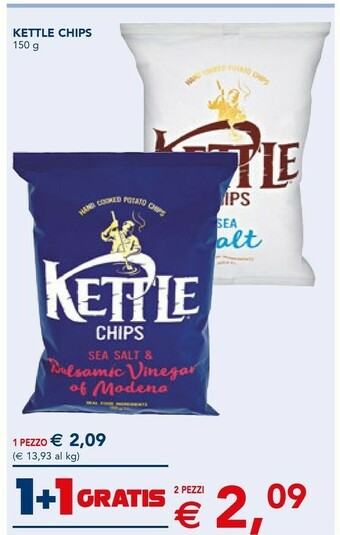 Esselunga Kettle chips Snack offerta
