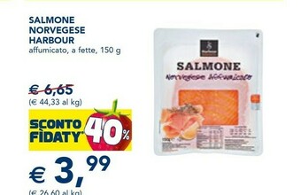 Esselunga Harbour Salmone affumicato offerta