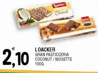 Loacker Gran Pasticceria coconut / noisette 100g