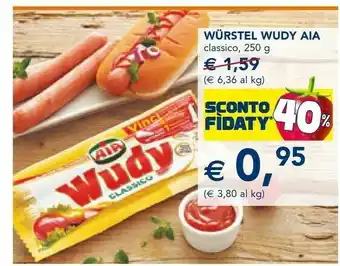 Esselunga Aia Wurstel offerta